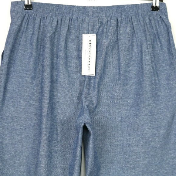 Alfred‎ Dunner St Augustine Capri Pants Blue Chambray Linen Pull On 16 - Picture 5 of 11